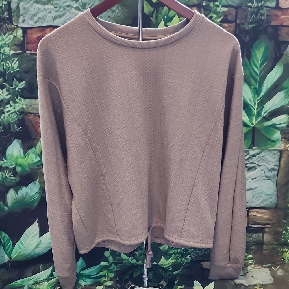 Women's Tan Sweater Top